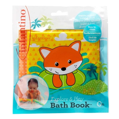 Мягкая книжка для купания Bath Book Infantino 305085 1
